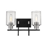 Bathroom Fixtures Two Lights by Millennium ( 59 | 3512-MB/BN Clifton ) 