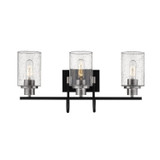 Bathroom Fixtures Three Lights by Millennium ( 59 | 3513-MB/BN Clifton ) 