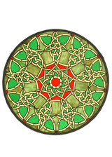 Home Accents Tiffany Windows/Wall Panels by Meyda Tiffany ( 57 | 51527 Knotwork Trance Medallion ) 