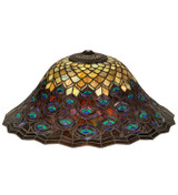 Shades Misc. Glass by Meyda Tiffany ( 57 | 10676 Tiffany Peacock Feather ) 