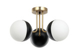 Semi-Flush Mts. Multi-port/Cluster by Maxilite ( 501 | MX 3431C3-18 Tuxedo ) 