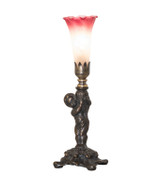 Lamps Table Accent by Meyda Tiffany ( 57 | 273017 Pink/White Tiffany Pond Lily ) 