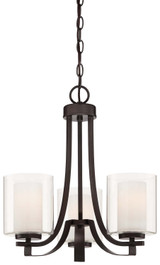 Mini Chandeliers Drum Shade by Minka-Lavery ( 7 | 4103-172 Parsons Studio ) 