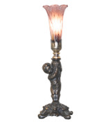 Lamps Table Accent by Meyda Tiffany ( 57 | 273024 Purple Iridescent Pond Lily ) 