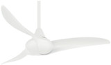 Fans Ceiling Fans by Minka Aire ( 15 | F854-WH Wave 44" ) 