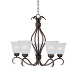 Mid. Chandeliers Glass Down by Maxim ( 16 | 10125FTOI Basix ) 