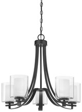 Mid. Chandeliers Glass Up by Minka-Lavery ( 7 | 4105-66 Parsons Studio ) 