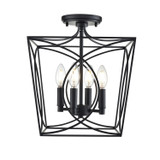 Semi-Flush Mts. Cage by Millennium ( 59 | 4004-MB Tracy ) 