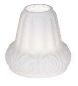Shades 2 1/4 Glass by Meyda Tiffany ( 57 | 30529 White Puffy Rose ) 