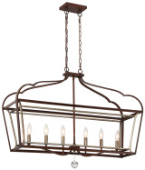 Linear/Island Open Frame by Minka-Lavery ( 7 | 4346-593 Astrapia ) 