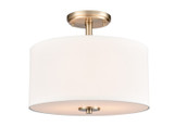 Semi-Flush Mts. Drum Shade by Millennium ( 59 | 41102-MG Guyten ) 