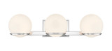 Bathroom Fixtures Three Lights by Minka-Lavery ( 7 | 2843-77-L Hollywood Nights ) 