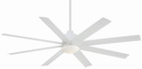 Fans Wet Location by Minka Aire ( 15 | F888L-WHF Slipstream Led ) 