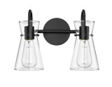 Bathroom Fixtures Two Lights by Millennium ( 59 | 21002-MB Camellia ) 