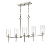 Linear/Island 4 Light + by Millennium ( 59 | 9925-BN Chastine ) 