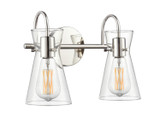 Bathroom Fixtures Two Lights by Millennium ( 59 | 21002-PN Camellia ) 