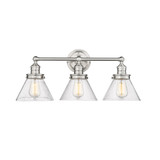 Bathroom Fixtures Three Lights by Millennium ( 59 | 4143-BN Eyden ) 