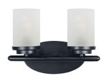 Bathroom Fixtures Two Lights by Maxim ( 16 | 10212FTBK Corona ) 