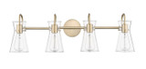 Bathroom Fixtures Four Lights by Millennium ( 59 | 21004-MG Camellia ) 