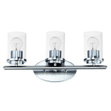 Bathroom Fixtures Three Lights by Maxim ( 16 | 10213CLPC Corona ) 