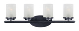 Bathroom Fixtures Four Lights by Maxim ( 16 | 10214FTBK Corona ) 