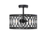Semi-Flush Mts. Drum Shade by Millennium ( 59 | 4212-MB Arelyn ) 