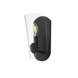 Sconces Single Glass by Maxim ( 16 | 32351CLBK Armory ) 