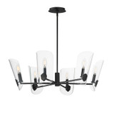 Mid. Chandeliers Glass Up by Maxim ( 16 | 32356CLBK Armory ) 