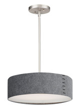 Pendants Drum Shade by Maxim ( 16 | 10224GYSN Prime ) 