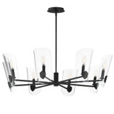 Mid. Chandeliers Glass Up by Maxim ( 16 | 32358CLBK Armory ) 