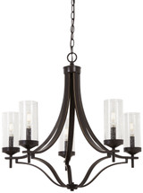 Mid. Chandeliers Glass Up by Minka-Lavery ( 7 | 4655-579 Elyton ) 