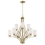 Mid. Chandeliers Glass Up by Maxim ( 16 | 20036SWSBR Deven ) 