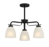 Semi-Flush Mts. Drum Shade by Minka-Lavery ( 7 | 4883-66A Kaitlen ) 