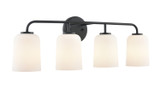 Bathroom Fixtures Four Lights by Millennium ( 59 | 214104-MB Laphia ) 