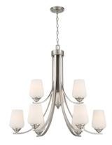 Mid. Chandeliers Glass Up by Minka-Lavery ( 7 | 4929-84 Shyloh ) 