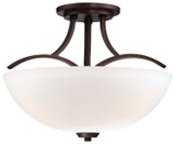 Semi-Flush Mts. Bowl Style by Minka-Lavery ( 7 | 4962-284 Overland Park ) 