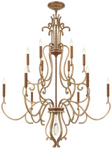 Large Chandeliers Candle by Metropolitan ( 29 | N6559-690 Magnolia Manor ) 