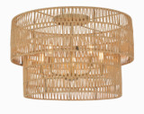 Flush Mounts Drum Shade by Minka-Lavery ( 7 | 5042-695 Bungalow Heaven ) 