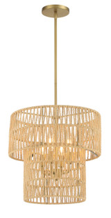 Mini Chandeliers Drum Shade by Minka-Lavery ( 7 | 5044-695 Bungalow Heaven ) 