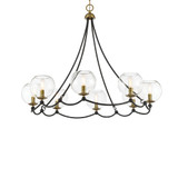 Mid. Chandeliers Glass Up by Minka-Lavery ( 7 | 5067-726 Kearney Park ) 
