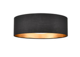 Flush Mounts Drum Shade by Millennium ( 59 | 4521-BG Rosata ) 