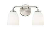 Bathroom Fixtures Two Lights by Millennium ( 59 | 22302-BN Norah ) 