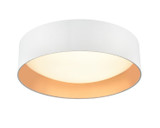 Flush Mounts Drum Shade by Millennium ( 59 | 4531-WH Rosata ) 