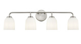 Bathroom Fixtures Four Lights by Millennium ( 59 | 22304-BN Norah ) 