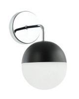 Sconces Single Glass by Maxilite ( 501 | MX 6431-11 Tuxedo ) 