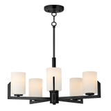 Mid. Chandeliers Glass Up by Maxim ( 16 | 21286SWBK Dart ) 