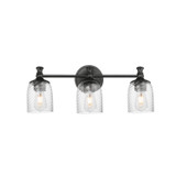Bathroom Fixtures Three Lights by Maxim ( 16 | 21353CRBK Swirl ) 