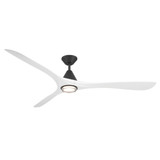 Fans Damp Location by Modern Forms Fans ( 441 | FR-D2504-72L-MB/MW Carve ) 