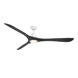 Fans Damp Location by Modern Forms Fans ( 441 | FR-D2504-72L-MW/MB Carve ) 