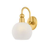 Sconces Single Glass by Mitzi ( 428 | H1019301-AGB Jerica ) 
